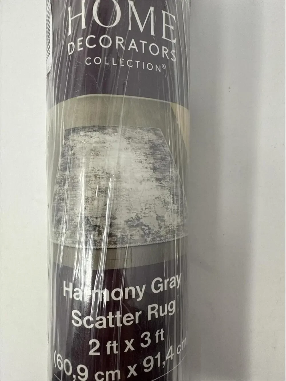 Harmony Gray Scatter Rug 2x3ft